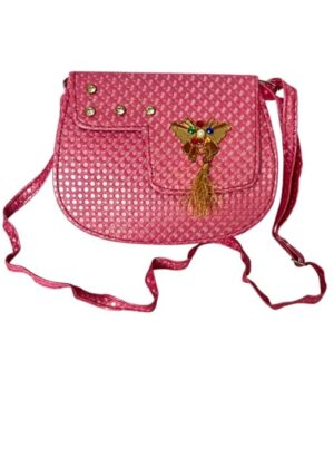 Gunuine Leather Sling Bag For Women & Girls With Magnetic Button |Small Crossbody Bags for Women with Adjustable Strap