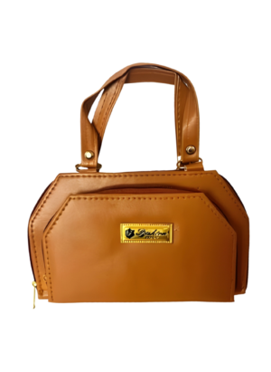 Leather Zipper Around Clutch Bags for Women