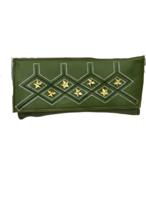 Faux Leather Women Wallet | Long Button Lock Purse | Luxury Ladies Large Capacity Designer Clutch