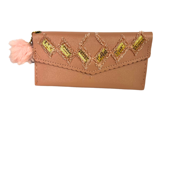 Faux Leather Purse Clutch Wallet for Women & Girls - Image 3
