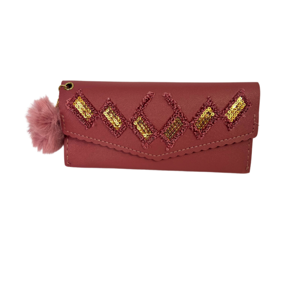 Faux Leather Purse Clutch Wallet for Women & Girls - Image 8
