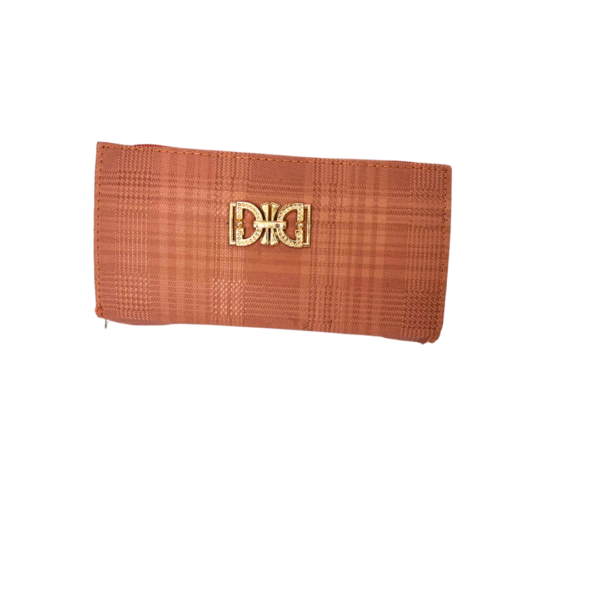 Genuine Leather Double Zipper Card Wallet for Women - Image 6