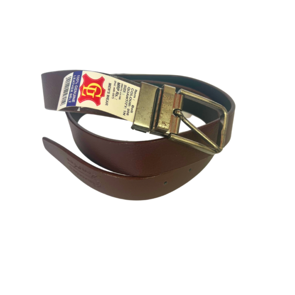 Men’s Fashionable Pure Leather Belt - Image 3