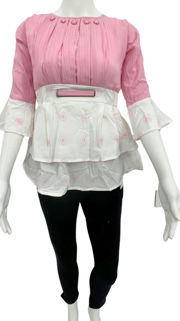 Fancy Party Wear Top For Girls (Only Top) - Image 2