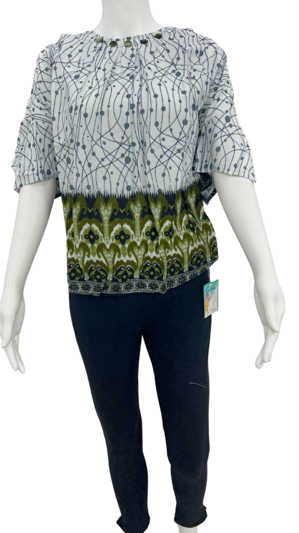 Fancy Designer Floral Printed Top - Image 2
