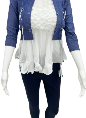 Stylish Women Top With Jacket