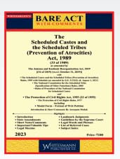 Scheduled Castes and the Scheduled Tribes (Prevention of Atrocities) Act, 1989