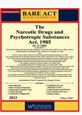 Narcotic Drugs and Psychotropic Substances Act, 1985| English| 2023 Edition| Paperback