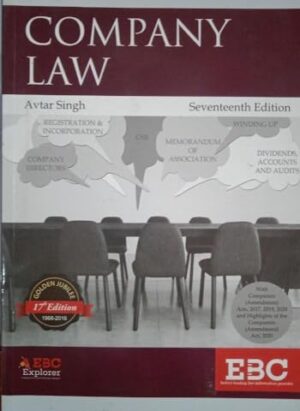 Company Law| By Avtar Singh| Edition 17th| English| Paperback| 2023| Best Law Textbook