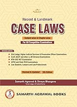 RECENT & LANDMARK CASE LAWS| SAMARTH AGRAWAL SHREYA BHARGAVA| English| 5th Edition| 2024|Paperback